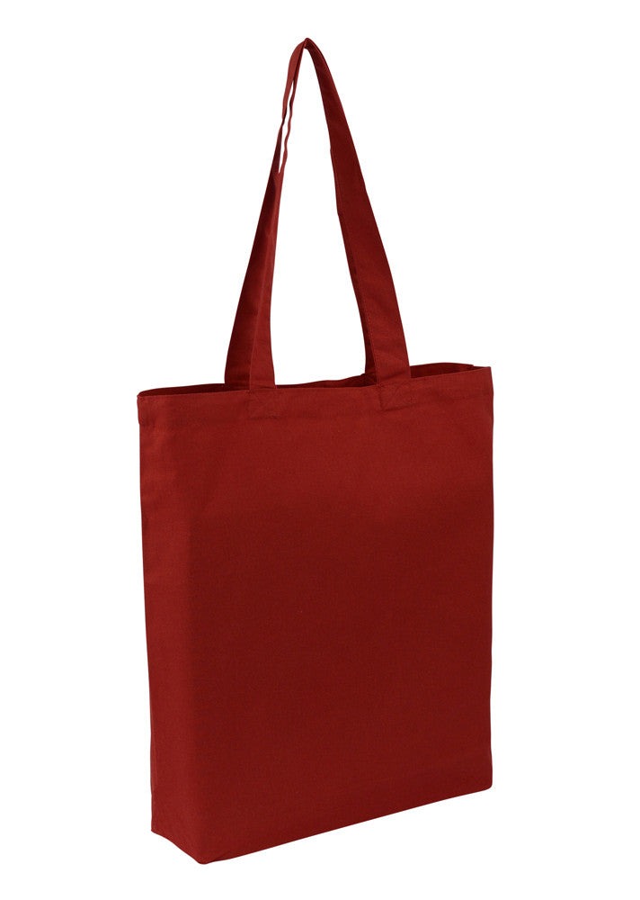 Cotton Tote With Base Gusset Only - Red - CTN-TT-RD-BTM | Main Unbranded